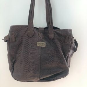 Zadig & Voltaire "Easy Rider Reptile" leather bag